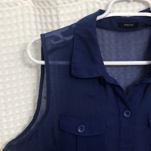 Sheer Button Tank - Picture 5 of 7